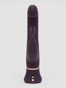 Вибратор с двигающимся кончиком '50 оттенков серого' Greedy Girl G-Spot Stroker фиолетовый - 24,1 см