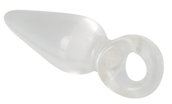 Анальная втулка с колечком на пальчик Finger Plug - 9,5 см