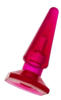 Простая анальная пробка Toyfa Butt Plug розовая