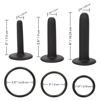 Страпон для анального секса с 3 сменными насадками Silicone Pegging Kit