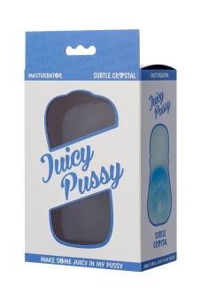 Прозрачный реалистичный мастурбатор ToyFa Juicy Pussy Subtle Crystal