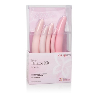 Набор вагинальных тренажеров разного размера Silicone Dilator Kit 5-Piece Set