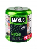 Набор презервативов Maxus Mixed упаковка с кейсом  - 15 шт