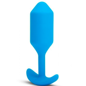 Утяжелённая вибропробка b-Vibe Vibrating Snug Plug 3 средняя голубая Утяжелённая вибропробка b-Vibe Vibrating Snug Plug 3 средняя голубая