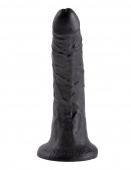 Фаллоимитатор на присоске King Cock 19 см чёрный