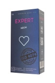 Светящиеся в темноте презервативы EXPERT Neon - 10 шт.