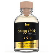 Разогревающий гель Intt Energy Drink со вкусом энергетика - 30 мл