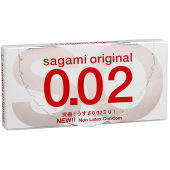 Ультратонкие полиуретановые презервативы Sagami Original 002 2шт