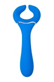 Многофункциональный вибратор ToyFa Whally 18,5 см голубой