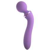 Двусторонний вибратор-массажер Flexible Please-Her фиолетовый