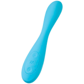 Гибкий вибратор Satisfyer G-Spot Flex 4+ с приложением голубой