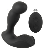 Черный вибростимулятор простаты RC Prostate Massager - 13,1 см.