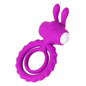 Эрекционное виброкольцо JOS Good Bunny фиолетовое