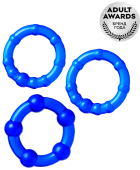 Набор из трех эластичных колец ToyFa A-Toys синие