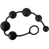 Анальные шарики Black Velvets Anal Beads чёрные - 40 см Анальные шарики Black Velvets Anal Beads чёрные - 40 см