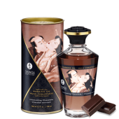 Съедобное согревающее масло Shunga с ароматом шоколада 100 мл