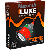 Презерватив Luxe maxima Контрольный выстрел с усиками и шариками  - 1 шт