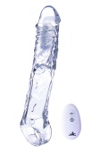 Прозрачная насадка-удлинитель Length Enhancer With Bullet с подхватом - 22,3 см.