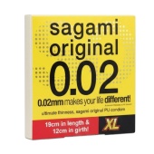 Ультратонкие презервативы Sagami Original 002 XL-size Extra Large 1 штука