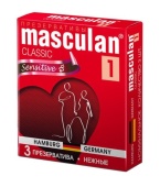 Презервативы нежные Masculan Classic 1 Sensitive - 3 шт