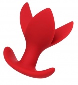 Расширяющая анальная пробка ToDo Flower 9 см красная