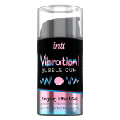 Стимулирующий гель со вкусом жвачки Intt Vibration! Bubble Gum 15 мл