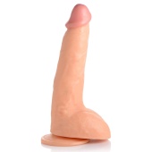 Телесный фаллоимитатор Beefy Brad 9’’ Dildo with Balls - 22,4 см.