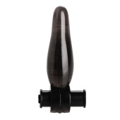 Дымчатая анальная мини-пробка с вибропулей Vibrating Bum Tickler Mini Anal Plug - 6,3 см.