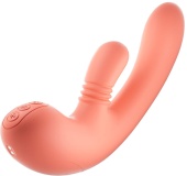 Вибратор кролик Amovibe Vibella коралловый