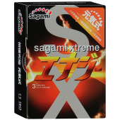 Презервативы ультратонкие Sagami Xtreme Energy со вкусом энергетика 3 шт