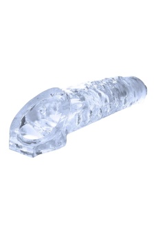 Прозрачная насадка-удлинитель Length Enhancer с подхватом - 27 см.