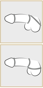 Набор из 3 эрекционных колец Metallic Silicone Cock Ring Set