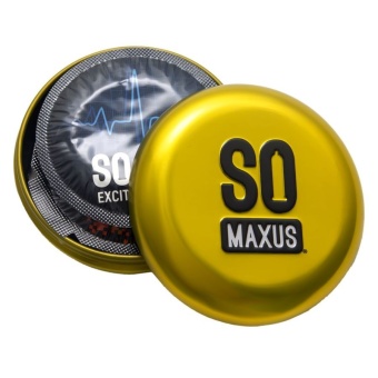 Набор точечно-ребристых презервативов Maxus Special X-Edition 12 шт с кейсом