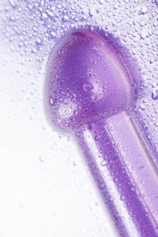 Фиолетовый фаллоимитатор Jelly Dildo S - 15,5 см.