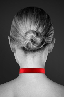 Чокер с замком сердце Bijoux Pour Toi красный