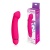 Розовый изогнутый вибромассажер с 20 режимами вибрации - 15 см. Розовый изогнутый вибромассажер с 20 режимами вибрации - 15 см.
