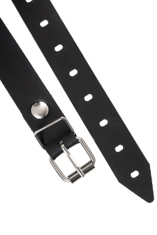 Красный кляп-леденец на кожаных ремешках со вкусом виски