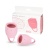 Набор из 2 менструальных чаш Lola Natural Wellness Magnolia розовый