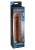 Насадка удлинитель с кольцом на мошонку Perfect Extension with Ball Strap 20 см мулат