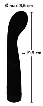 Вибратор Emerald Love Luxurious с изгибом для зоны G - 19,5 см