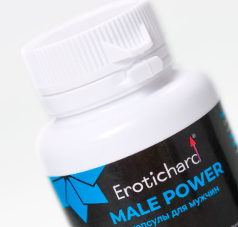 Капсулы возбуждающие для мужчин Erotichard, MALE POWER, 20 капсул Капсулы возбуждающие для мужчин Erotichard, MALE POWER, 20 капсул