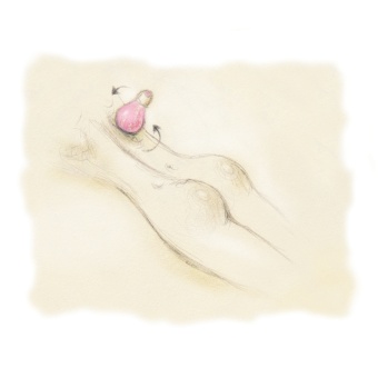 Силиконовая лампочка с вибрацией Gvibe Gbulb розовая