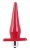 Красная водонепроницаемая вибровтулка Black Red - 12,7 см.