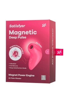 Вакуумный стимулятор Satisfyer Magnetic Deep Pulse розовый Вакуумный стимулятор Satisfyer Magnetic Deep Pulse розовый