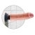 Гнущийся вибратор реалистик на присоске King Cock Vibrating 18 см телесный Гнущийся вибратор реалистик на присоске King Cock Vibrating 18 см телесный