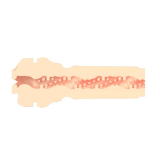 Телесный мастурбатор-ротик Feel Stroker Mouth