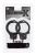 Чёрные наручники из листового металла в комплекте с веревкой BONDX METAL CUFFS LOVE ROPE SET Чёрные наручники из листового металла в комплекте с веревкой BONDX METAL CUFFS LOVE ROPE SET