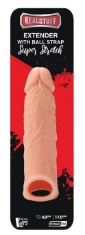 Телесная насадка EXTENDER WITH BALL STRAP 6.5 - 17 см. Телесная насадка EXTENDER WITH BALL STRAP 6.5 - 17 см.