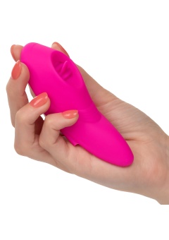 Стимулятор клитора с язычком и вибрацией Lock-N-Play Flicker Panty Teaser с пультом розовый