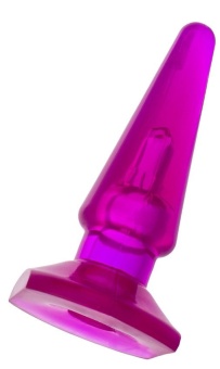 Простая анальная пробка Toyfa Butt Plug фиолетовая